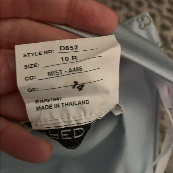 Elegant Blue Evening Gown - Picture 10 of 10